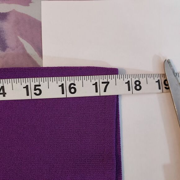 Kenar Cardigan Jacket Snap Front Stretch Purple 3/4 Sleeve Womens Size Medium - Picture 11 of 13